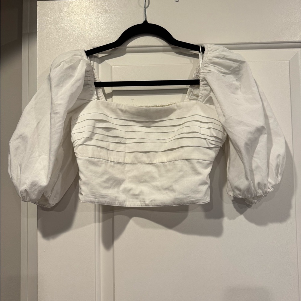 Abercrombie & Fitch Crop Top White XS